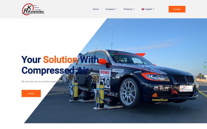 Screenshot of kowotec.com