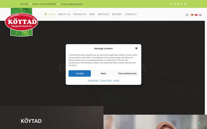 Screenshot of koytad.de