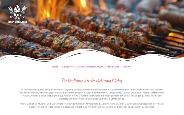 Screenshot of koz-kebap-grillhaus.de