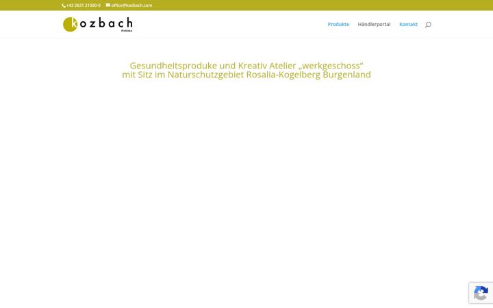 Screenshot of kozbach.com