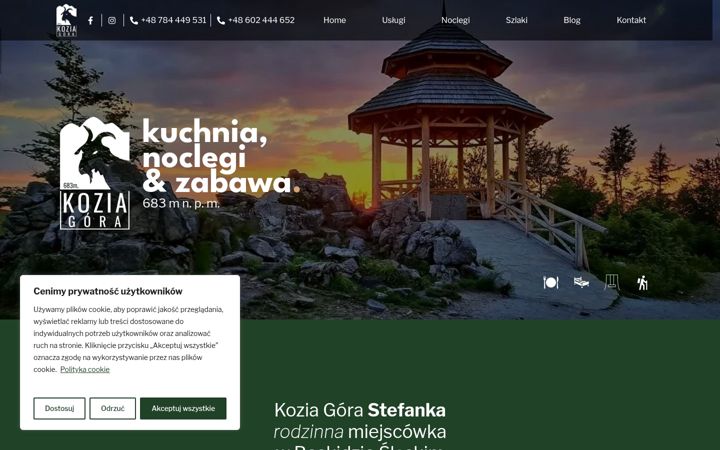 Screenshot of kozia.pl