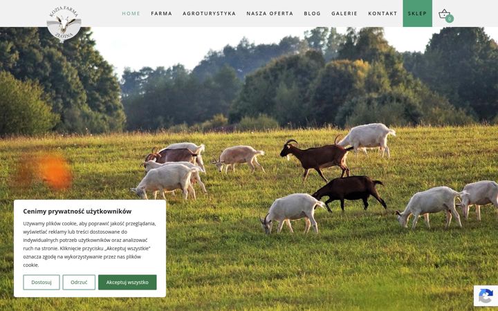 Screenshot of koziafarma.pl