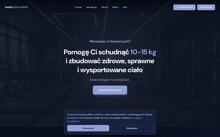 Screenshot of kozlowskii.pl