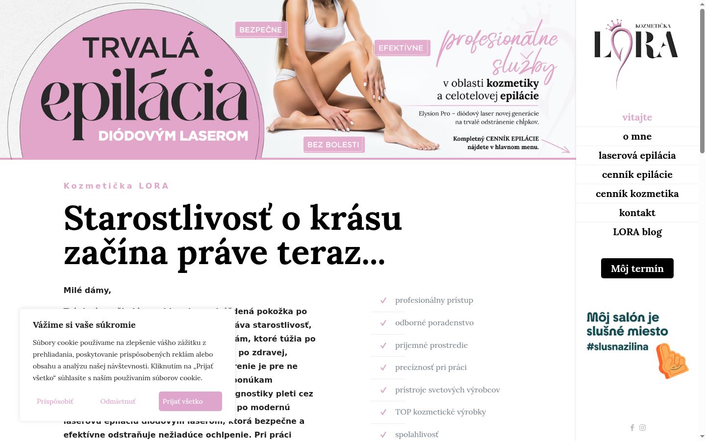 Snimka zaslona bannera za privolu prikazanog prije bilo kakve interakcije