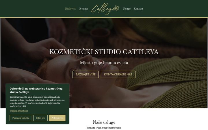Screenshot of kozmeticki-studio-cattleya.hr