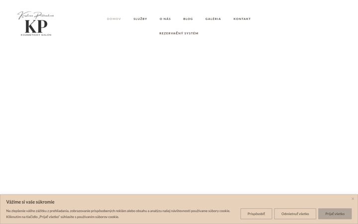 Screenshot of kozmetickysalon-kp.sk