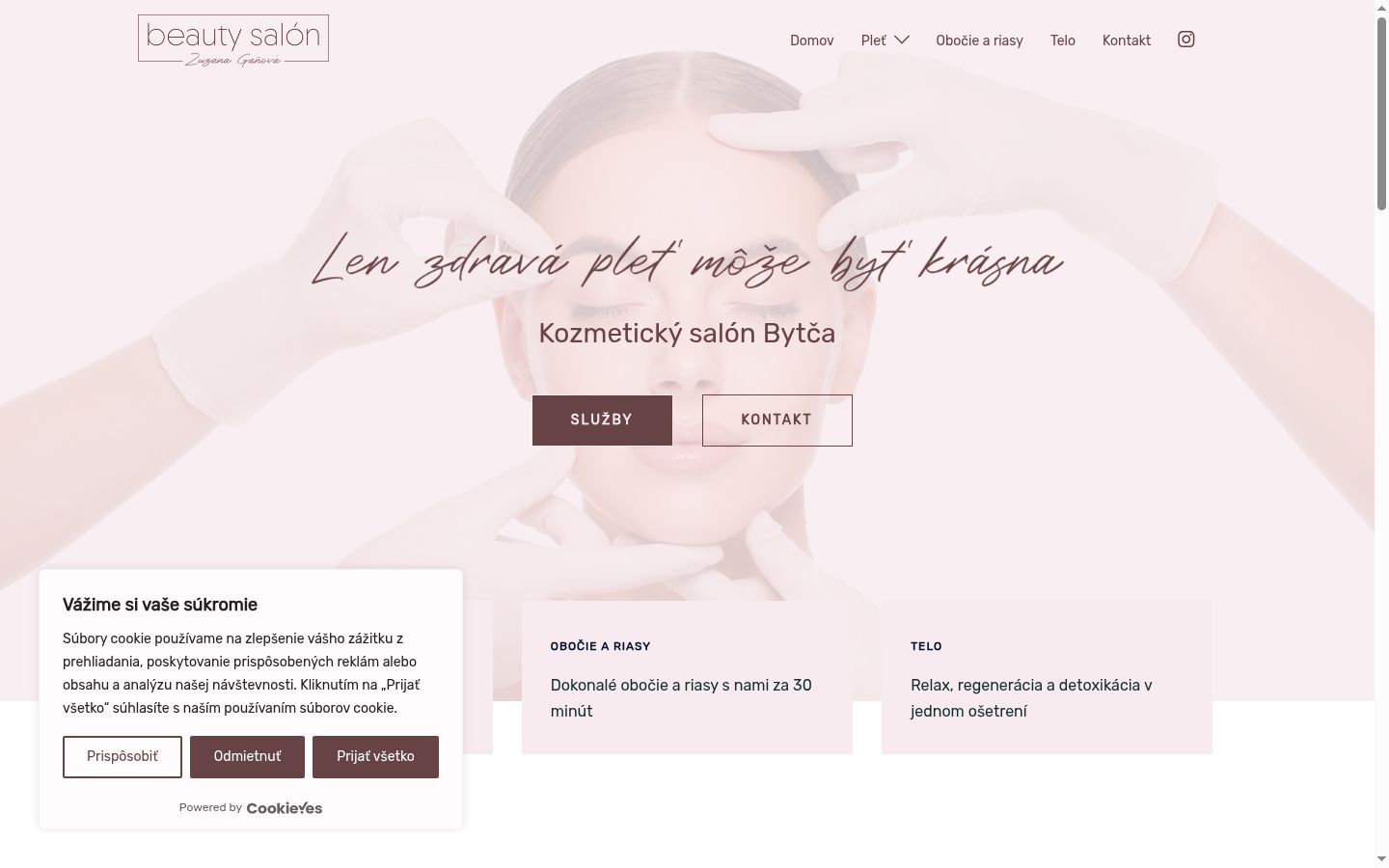 Screenshot tal-banner tal-kunsens muri qabel kwalunkwe interazzjoni