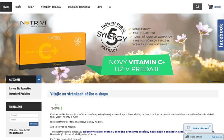 Screenshot of kozmetikadiona.sk
