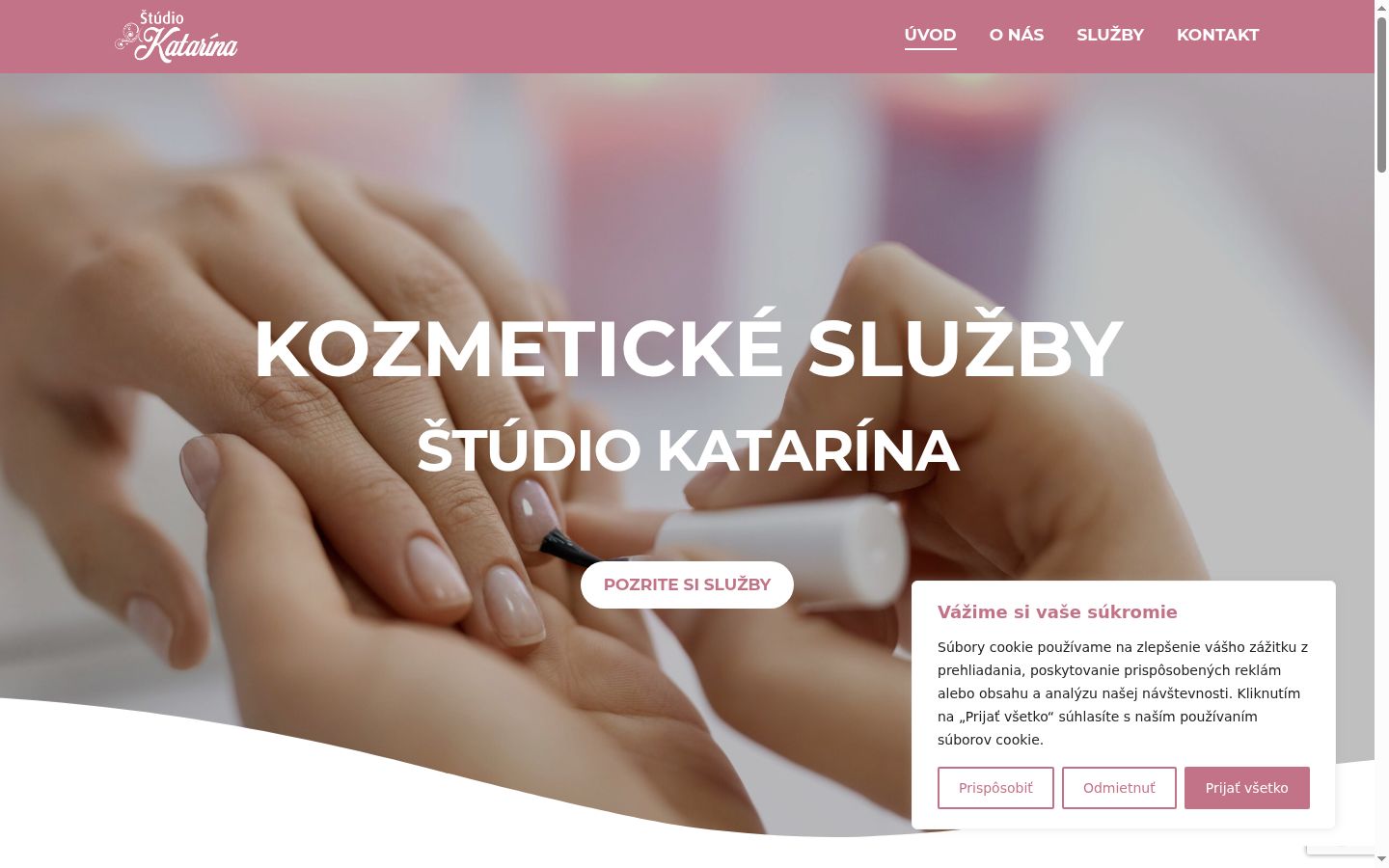 Snímka obrazovky banera súhlasu zobrazeného pred akoukoľvek interakciou