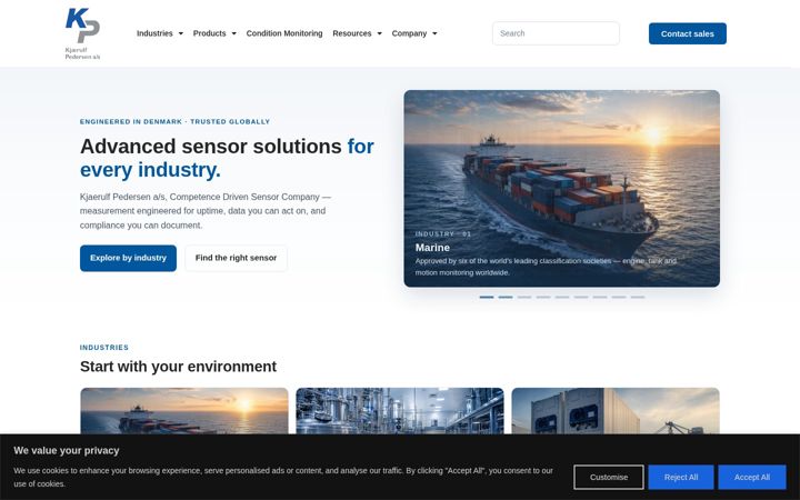 Screenshot of kp-as.com
