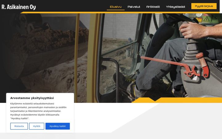 Screenshot of kp-asikainen.fi