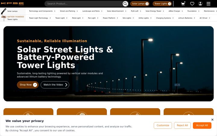 Screenshot of kp-energy.com