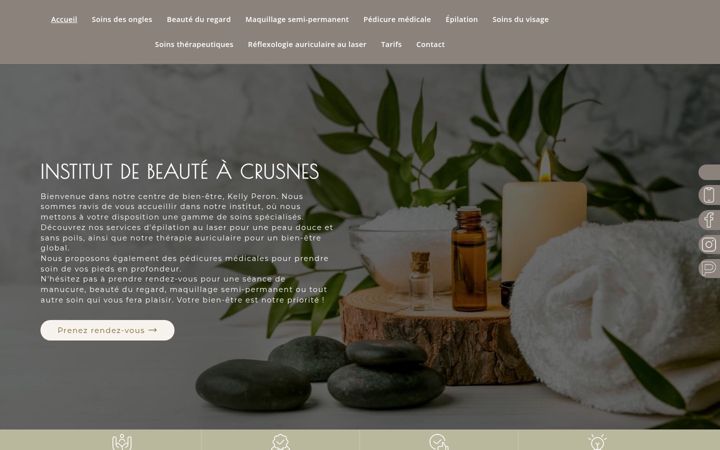 Screenshot of kp-esthetique.fr