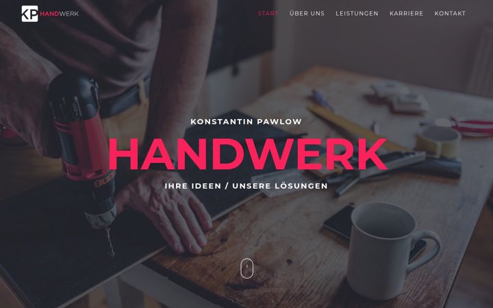 Screenshot of kp-handwerk.de