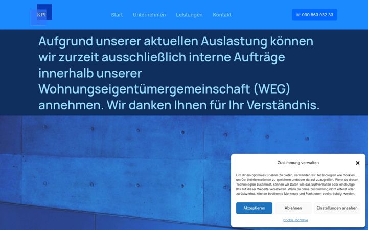 Screenshot of kp-ing.de