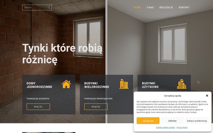 Screenshot of kp-projekt.com.pl