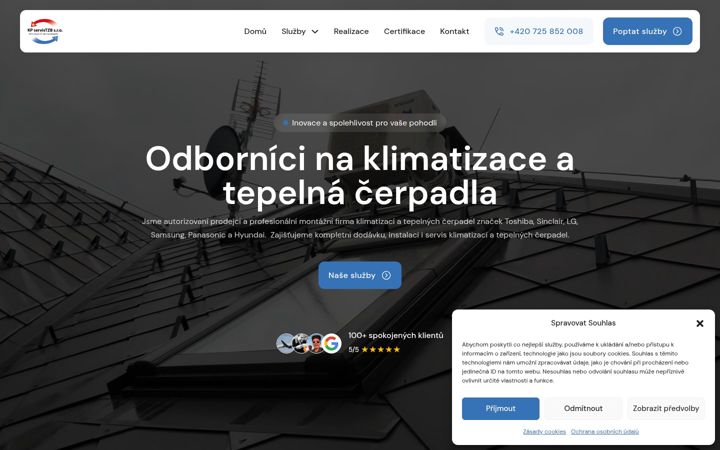 Screenshot of kp-servistzb.cz