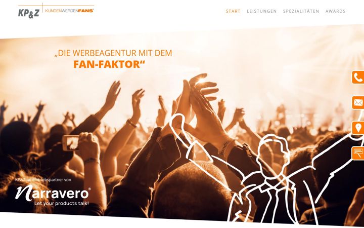 Screenshot of kp-z.de