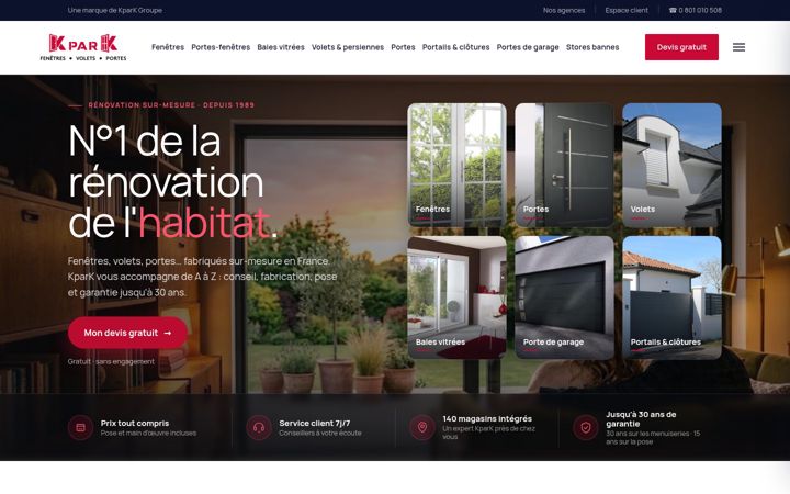 Screenshot of kpark.fr