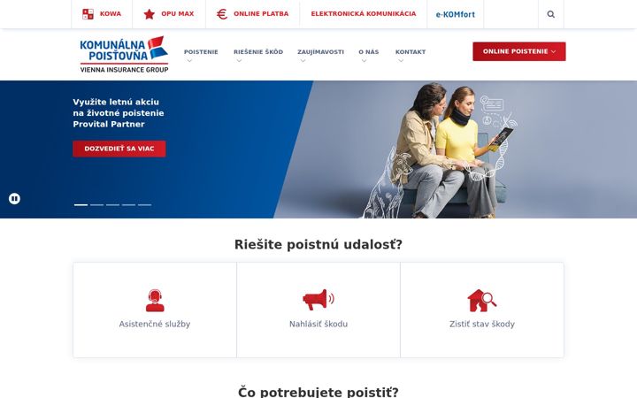 Screenshot of kpas.sk