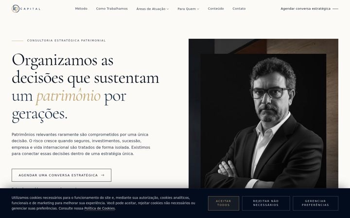 Screenshot of kpcapital.com.br