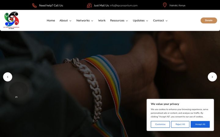 Snímek obrazovky kpconsortium.com