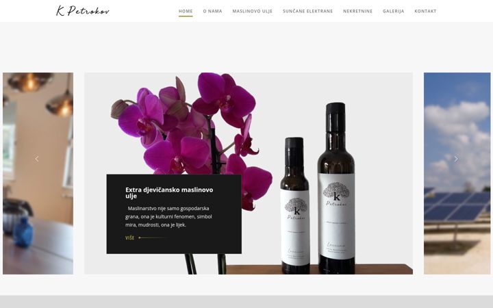 Screenshot of kpetrokov.com
