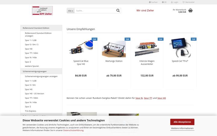 Screenshot of kpf-zeller.de