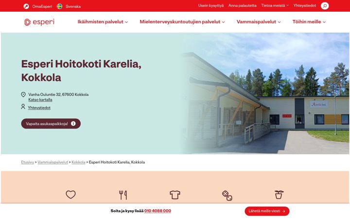 Screenshot of kphoi.fi
