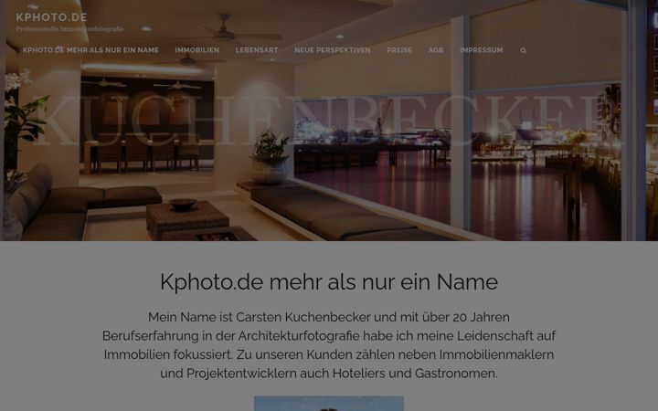 Screenshot of kphoto.de