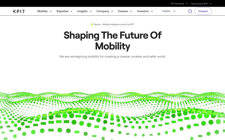 Screenshot von kpit.com