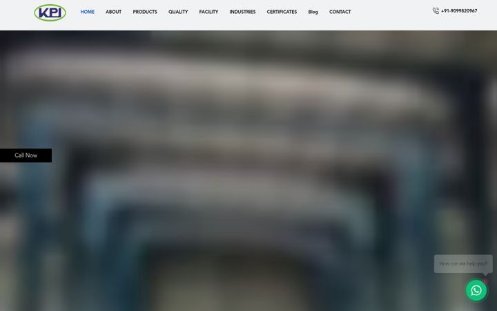 Snímek obrazovky kpivalve.com