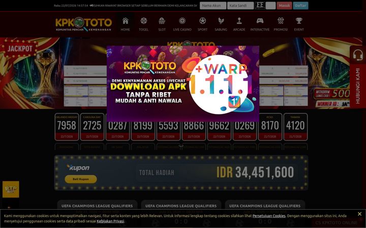 Screenshot of kpklobs.com