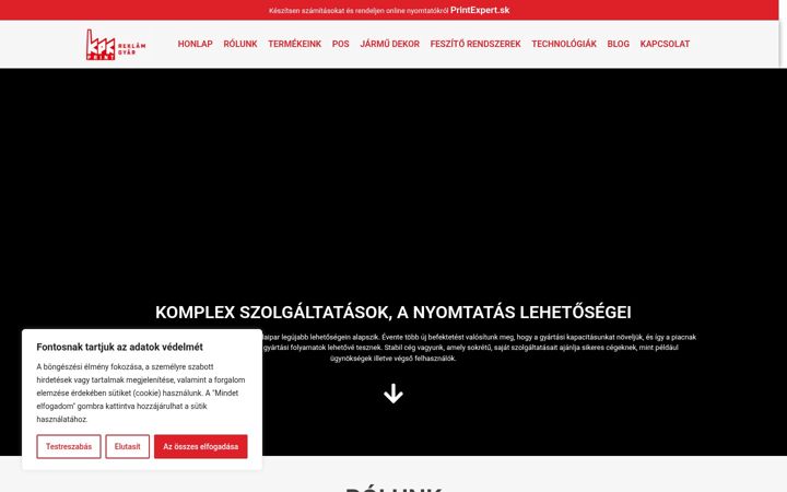 Screenshot of kpkprint.hu