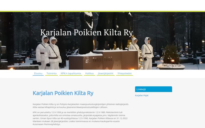 Screenshot of kpkry.fi