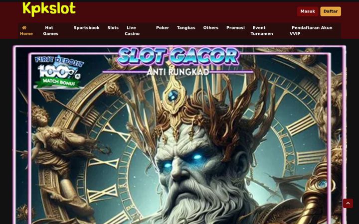 Screenshot of kpkslot.org