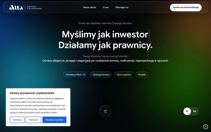 Ekrano kopija kpkunda.pl
