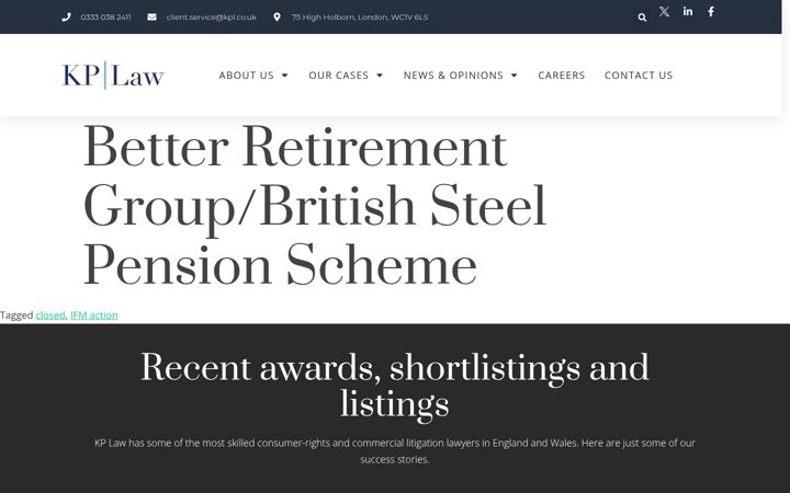 Screenshot of kpl-investmentfraud-misselling.co.uk