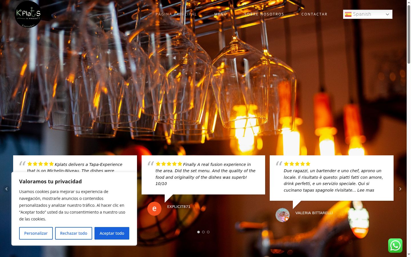 Capture d'écran de la bannière de consentement affichée avant toute interaction