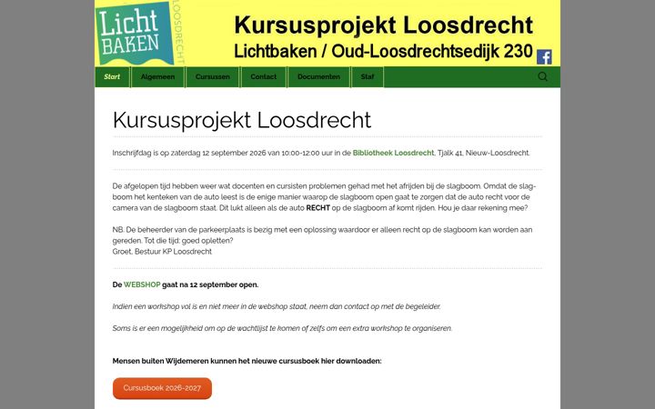 Screenshot of kploosdrecht.nl
