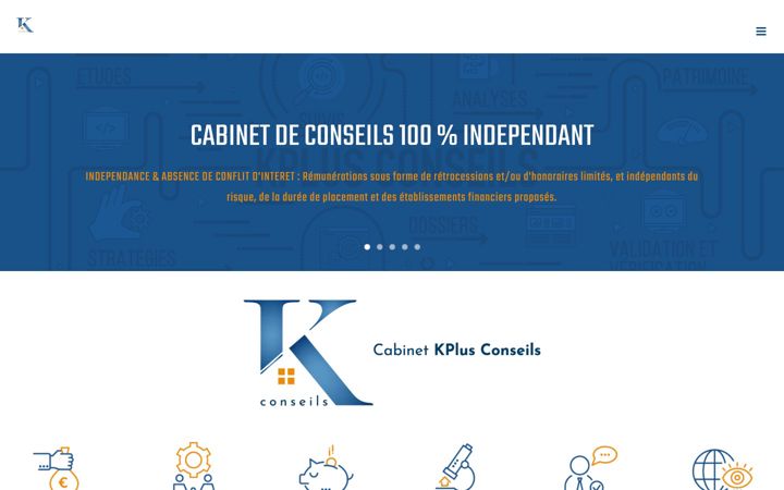 Skjermbilde av kplus-conseils.com