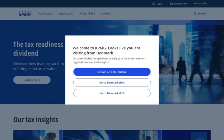 Screenshot di kpmg.com