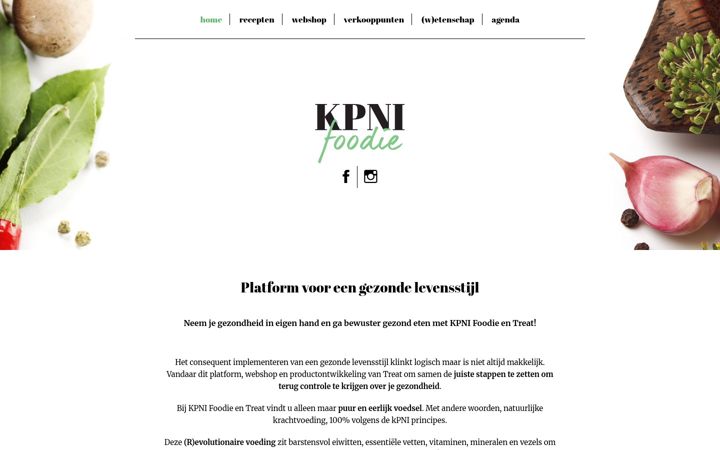 Screenshot of kpnifoodie.nl