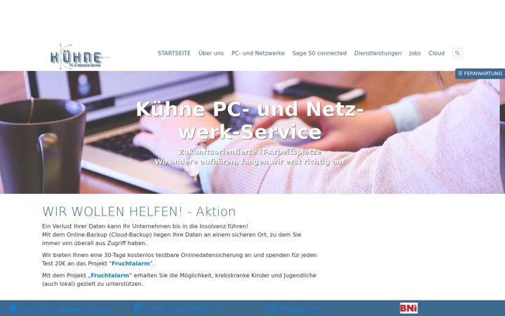 Screenshot of kpns.de