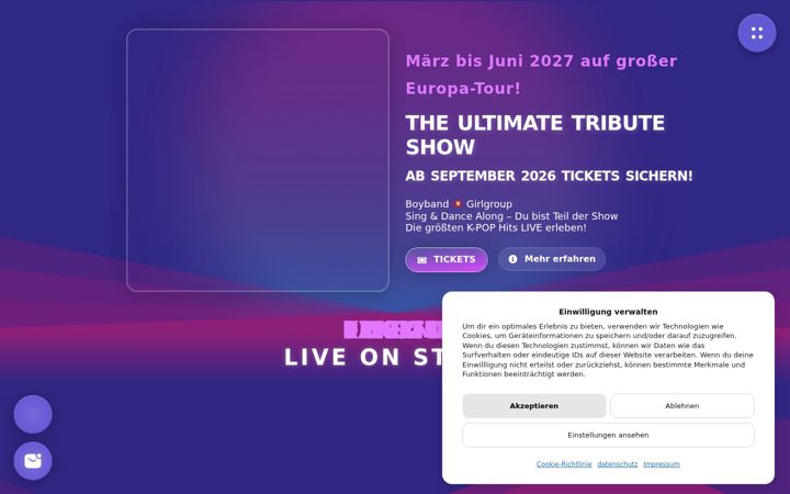 Screenshot of kpop-showdown.de