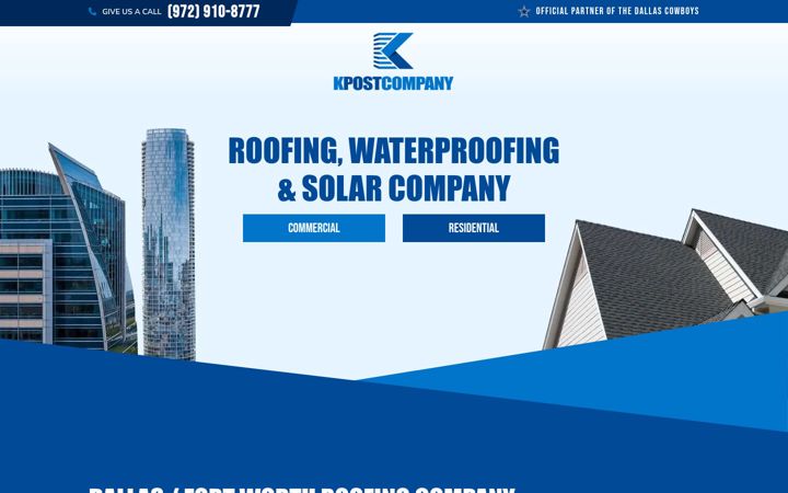 Screenshot of kpostcompany.com