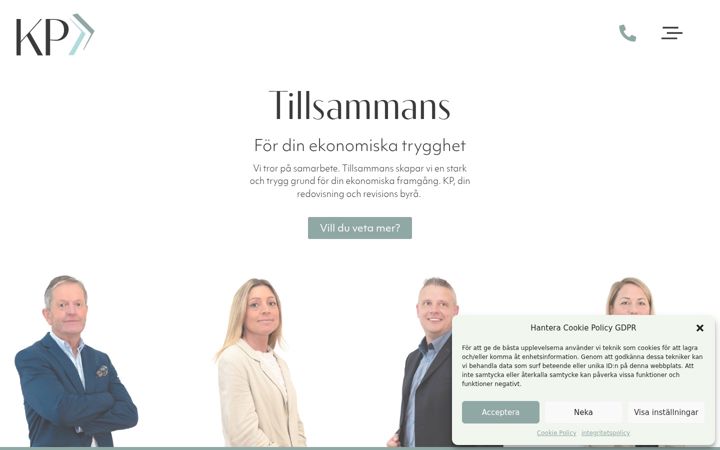 Screenshot of kprevision.se