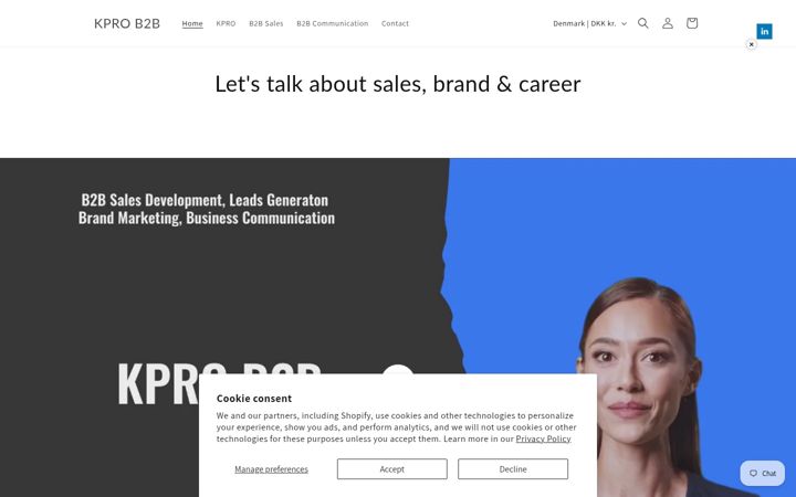 Screenshot of kprob2b.com