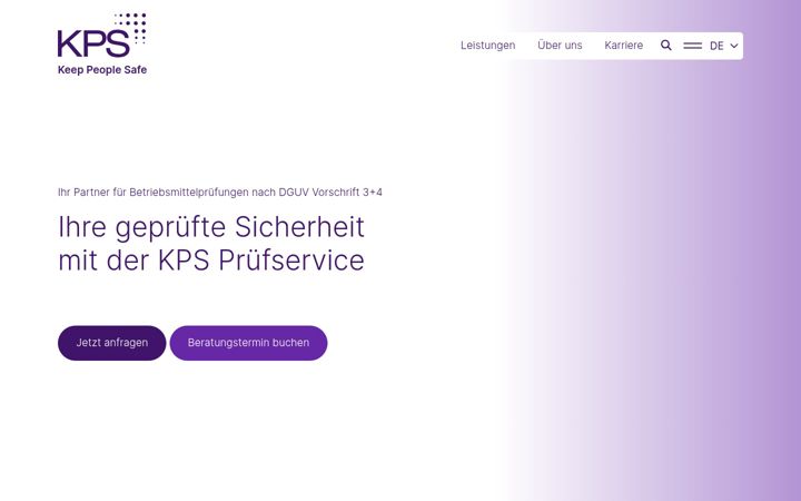 Screenshot of kps-gruppe.de
