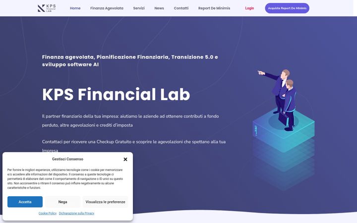 Screenshot of kpsfinanciallab.it